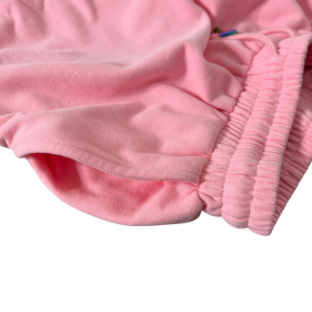 Queen of Sparkles Pink Sequin Rainbow Flame Sweatpants Joggers Large Womens - Picture 15 of 16